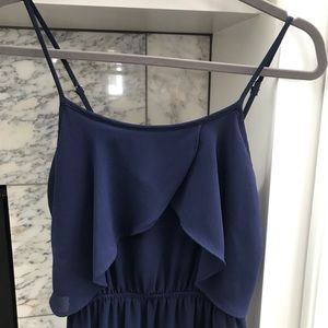 Navy blue maxi dress